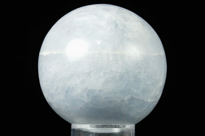 Polished Blue Calcite Sphere - Madagascar #361648